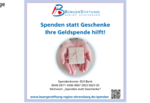 Spenden: Gutes tun in der Region