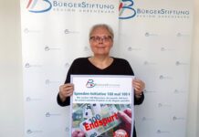 Spenden-Initiative „100 mal 100 Euro“ erfolgreich – BürgerStiftung ruft zum Endspurt 2025 auf