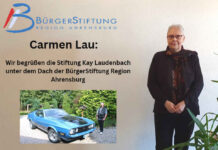 BürgerStiftung: Carmen Lau begrüßt die Stiftung Kay Laudenbach